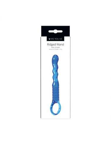 Plug/kulki- Me You Us Ridged Anal Teaser Blue