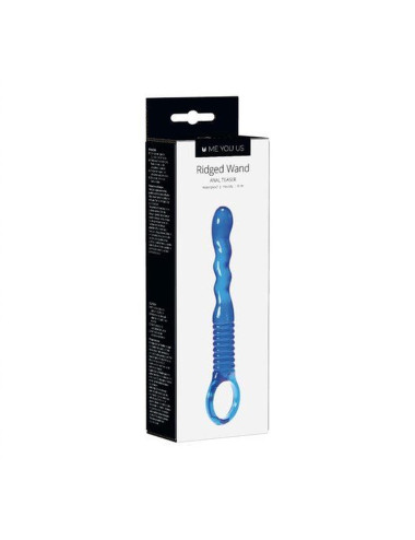 Plug/kulki- Me You Us Ridged Anal Teaser Blue