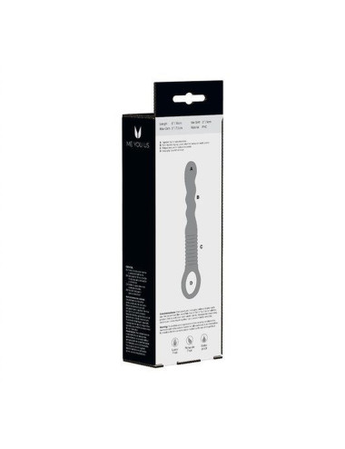 Plug/kulki- Me You Us Ridged Anal Teaser Blue