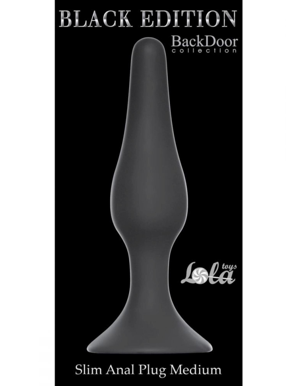 Lola Toys Plug-Slim Anal Plug Medium Black