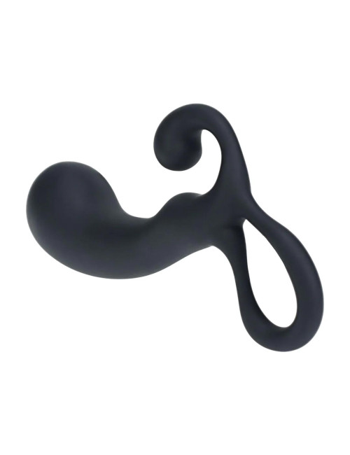 Stymulator prostaty Bulb Loop Silicone Pro L czarny - silikonowy masażer analny LEVELZ