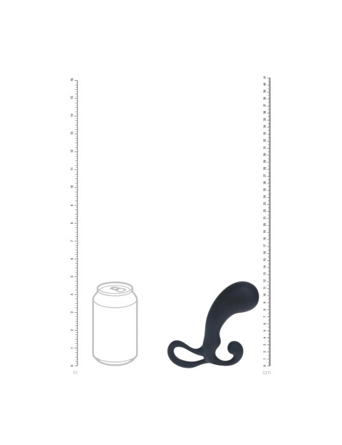 Stymulator prostaty Bulb Loop Silicone Pro L czarny - silikonowy masażer analny LEVELZ
