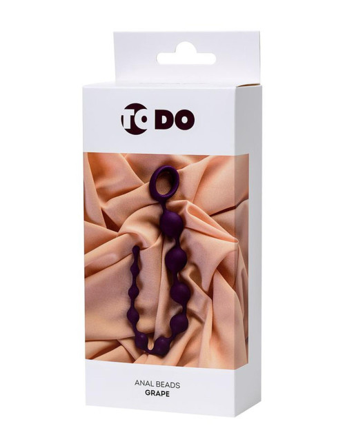 ToDo Grape Violet Anal Beads - Fioletowe Koraliki Analne