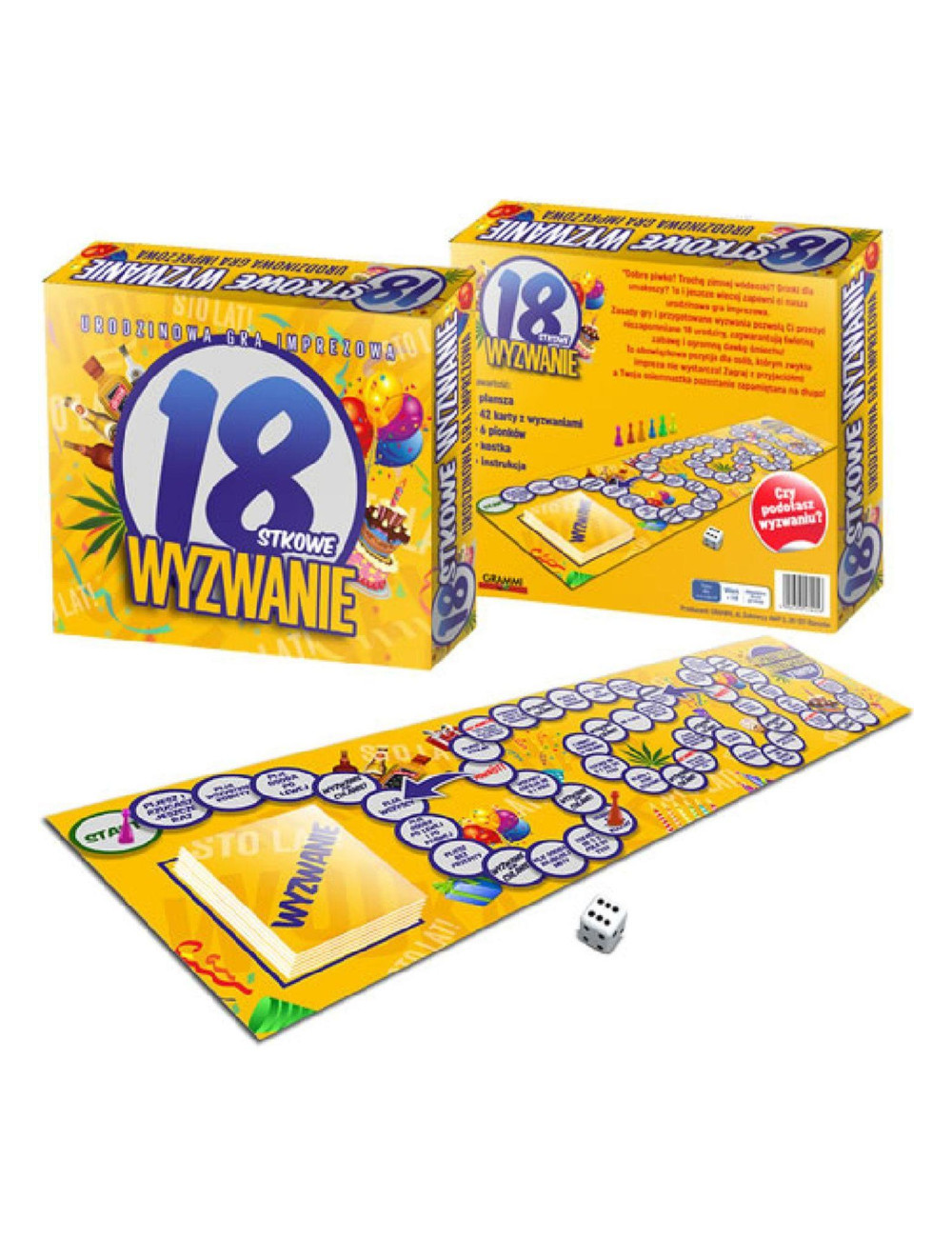 Grammi Urodzinowa Gra Imprezowa - 18-stkowe Wyzwanie