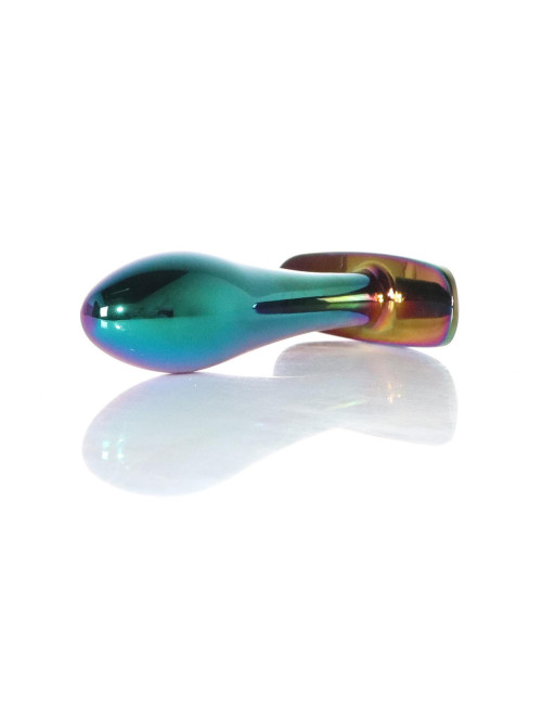 Plug-Jewellery Multicolour Red S - Biżuteria Analna ze Stali Nierdzewnej, Plug Analny, Śr. 2 cm