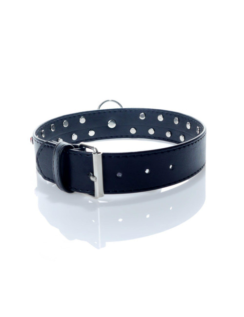 Obroża fetiszowa z czerwonym kryształem Fetish B-Series 3 cm