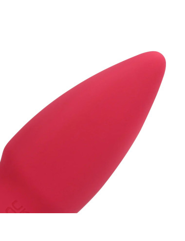 Cone Shaped Bullet Vibrator - Blushing Red