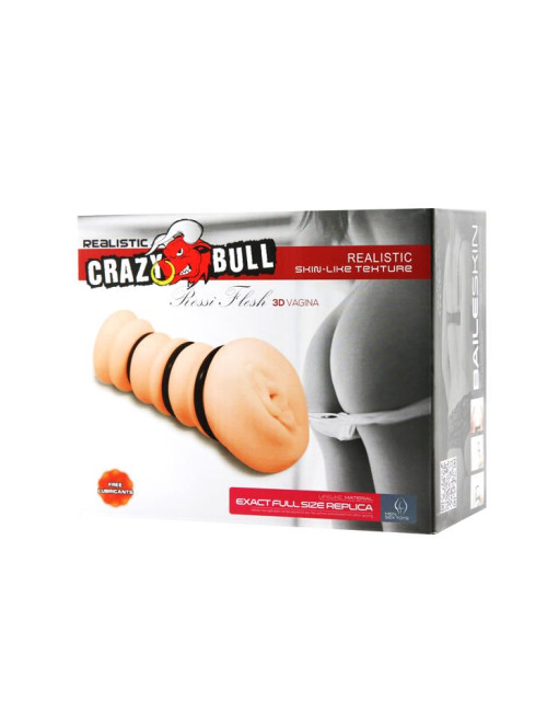 CRAZY BULL Rossi 3D Wagina - Realistyczny Masturbator Silikonowy Zabawki dla dorosłych