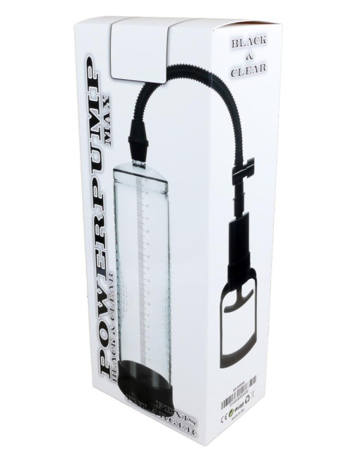 PowerPump MAX Pro - Pompka próżniowa dla mężczyzn, wodoodporna, silikon/ABS