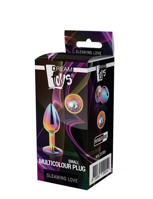 Gleaming Love Multicolour Small Korek Analny – Biżuteria Analna, Zabawki Analne Aluminium