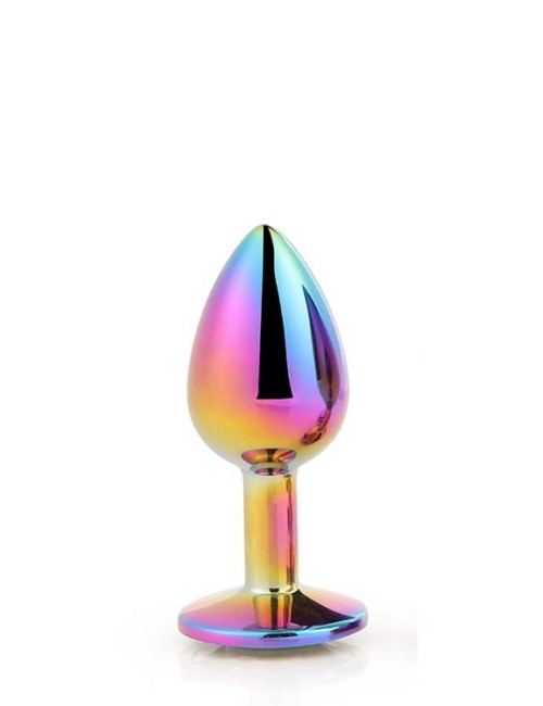 Dream Toys Gleaming Love Multicolour Small - Kolorowy Korek Analny z Biżuterią