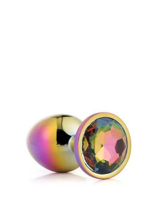 Dream Toys Gleaming Love Multicolour Small - Kolorowy Korek Analny z Biżuterią
