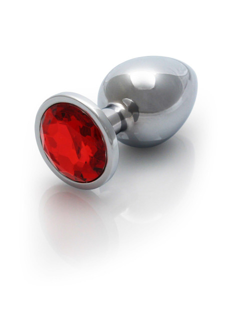 Round Gem Butt Plug - Large