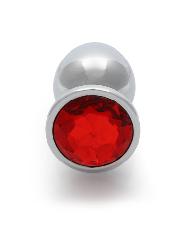 Round Gem Butt Plug - Large