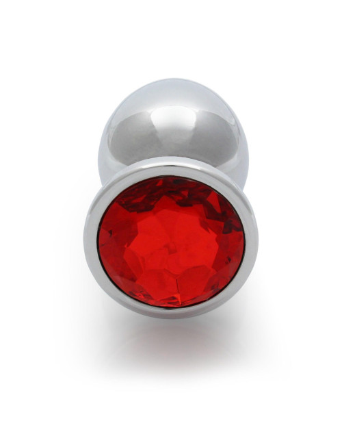 Round Gem Butt Plug - Large