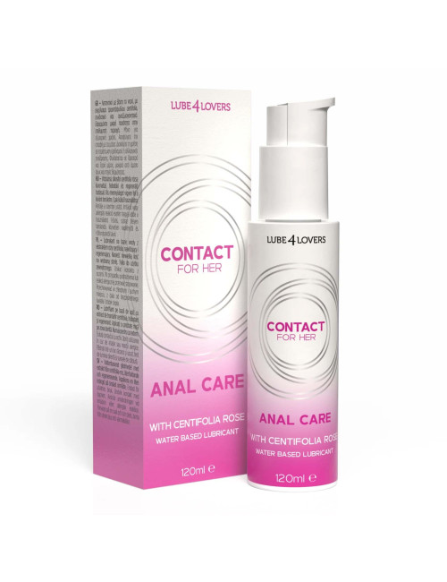 Lubrykant Analny Care Aqua 120 ml - wodny żel intymny kompatybilny z prezerwatywami
