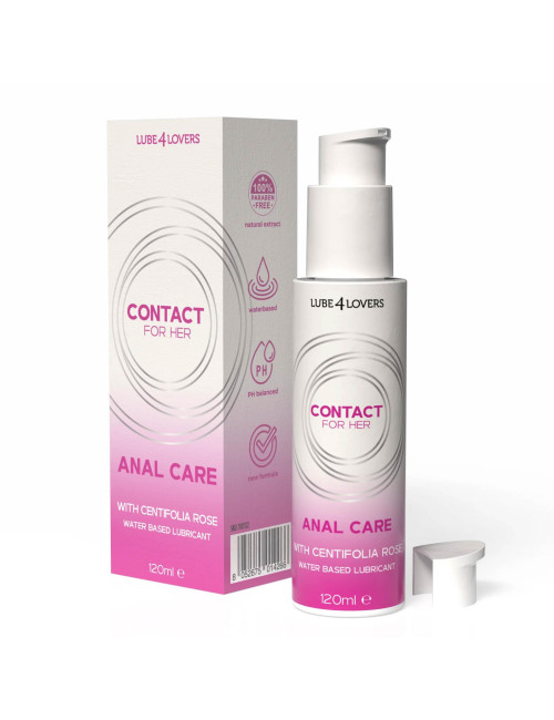 Lubrykant Analny Care Aqua 120 ml - wodny żel intymny kompatybilny z prezerwatywami