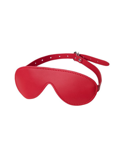 Anonymo mask, PU leather, red, 65 cm