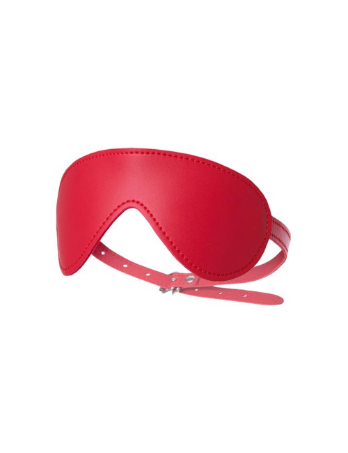Anonymo mask, PU leather, red, 65 cm