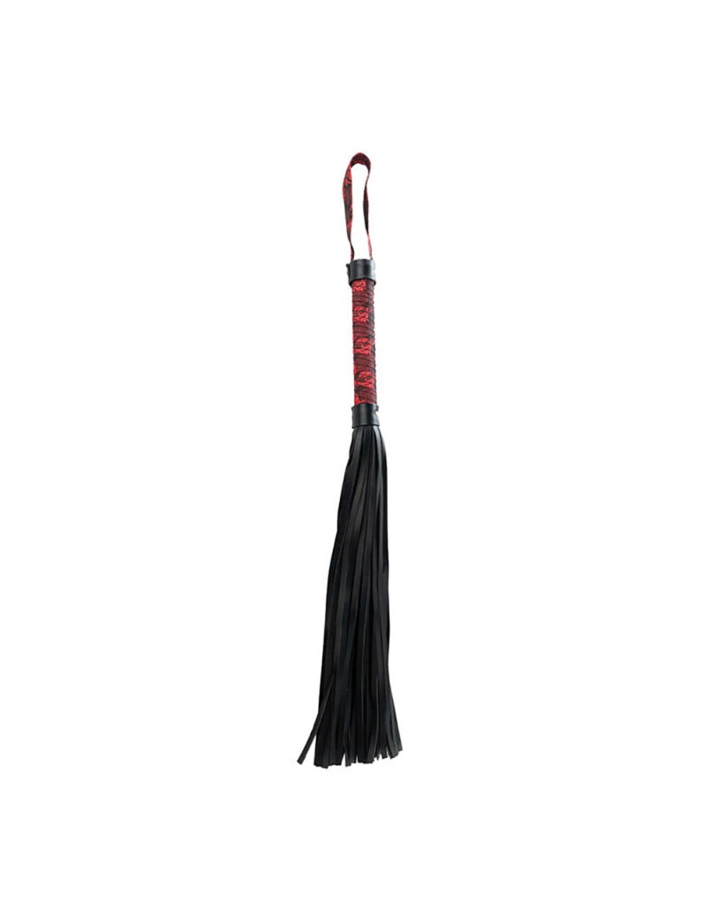 Red & black flogger