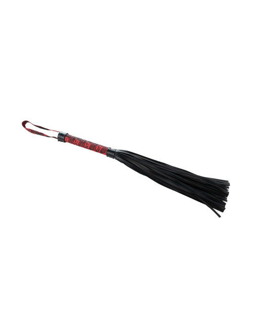 Red & black flogger