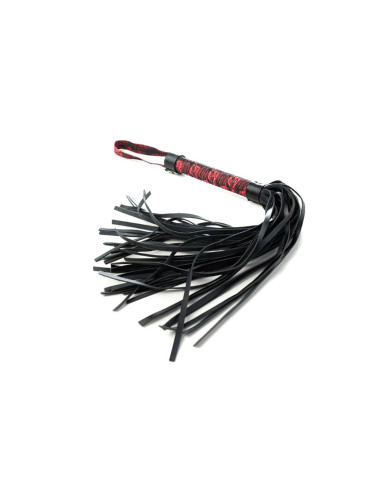 Red & black flogger