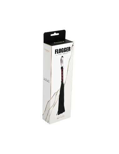 Red & black flogger