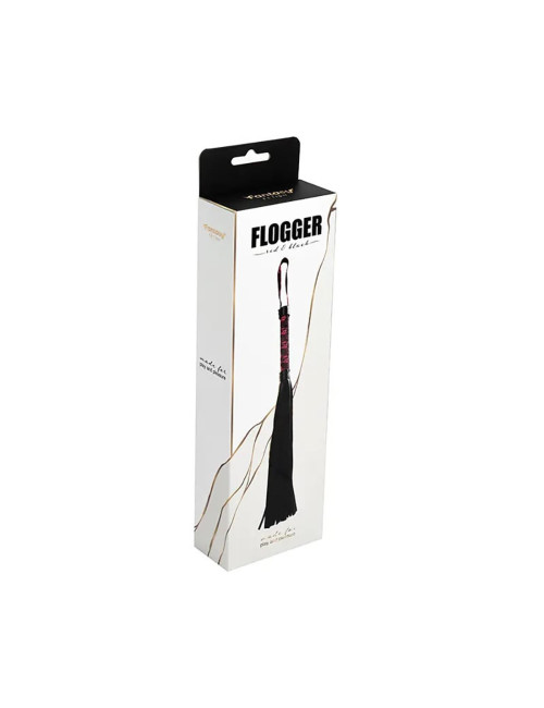 Red & black flogger