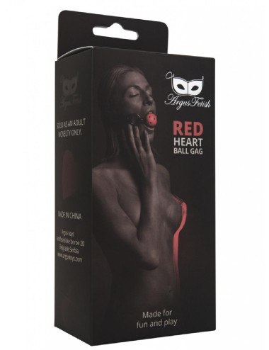Red Heart Ball Gag