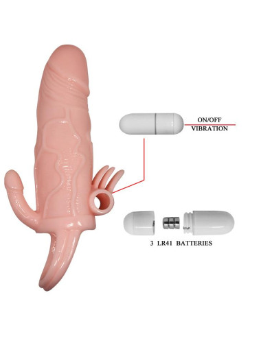 BAILE - BRAVE MAN SKIN 6,69 MULTI-SPEED vibration