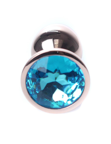 Plug-Jewellery Red Gold PLUG- Light Blue