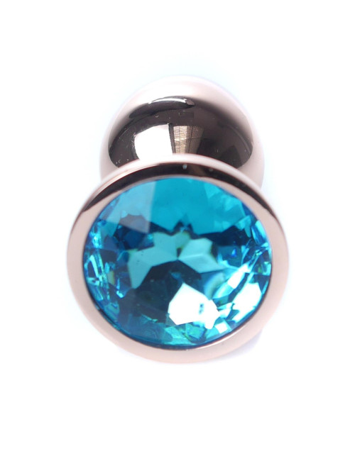 Plug-Jewellery Red Gold PLUG- Light Blue