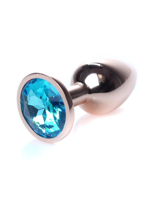 Plug-Jewellery Red Gold PLUG- Light Blue