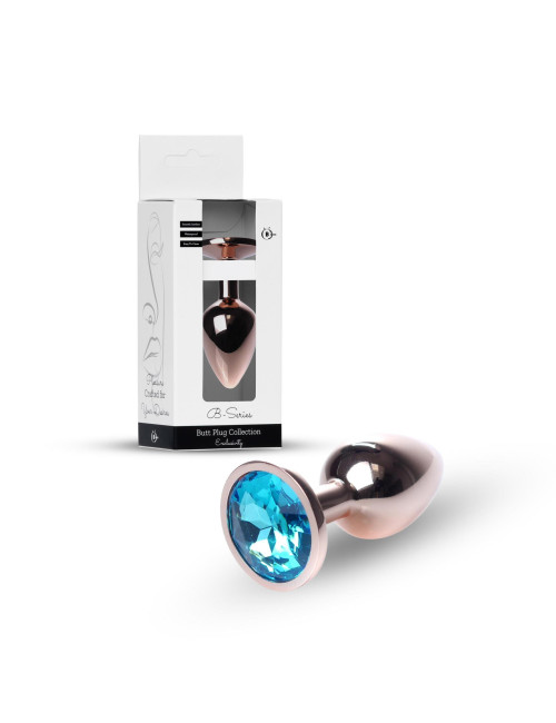 Plug-Jewellery Red Gold PLUG- Light Blue