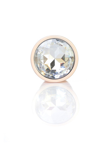 Plug-Jewellery Pearl Gold PLUG- Clear S
