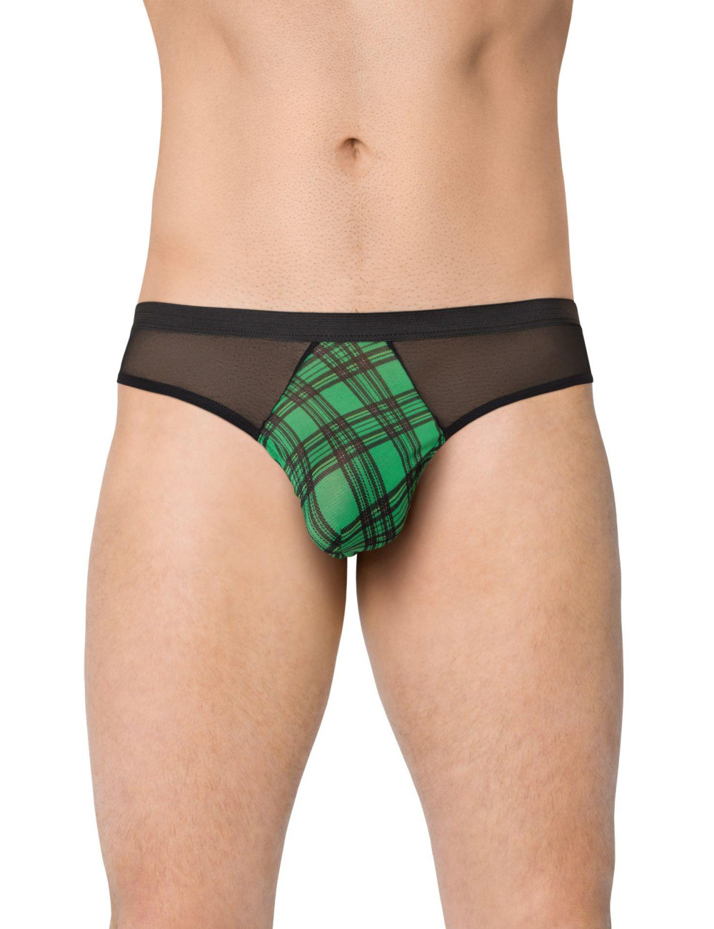 Zielone męskie slipy SoftLine Collection 4524 XL