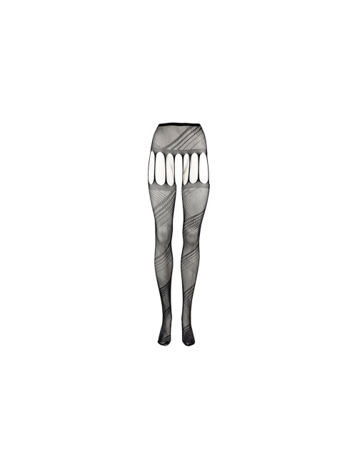 Le Désir Rajstopy z Otwartym Krokiem Crotchless Cut-Out One Size