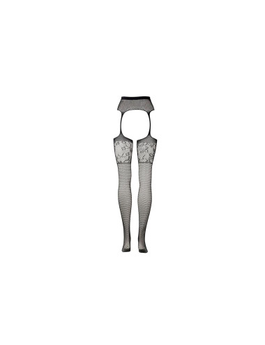 Garterbelt Stockings with Lace Top - One Size