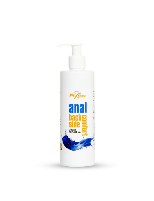 MyLove Anal Back Side Comfort 300 ml - żel analny Afrodyzjaki, miętowy zapach, bezpieczny