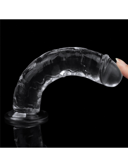 Lovetoy Flawless Clear Dildo 7.0 cali Przezroczyste
