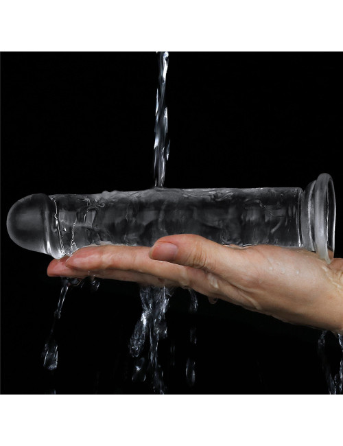 Lovetoy Flawless Clear Dildo 7.0 cali Przezroczyste