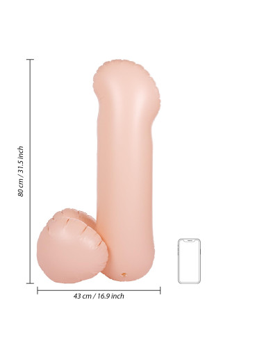Blow-up Dick - 32''/ 80 cm