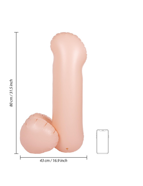 Blow-up Dick - 32''/ 80 cm