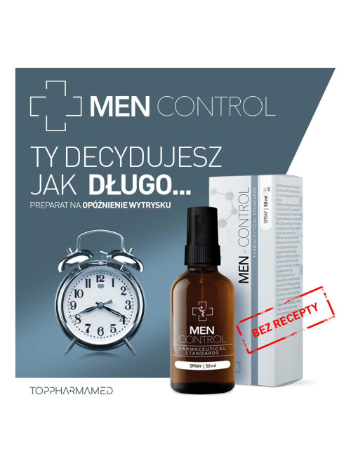 TOPPHARMAMED MEN CONTROL Spray Opóźniający Wytrysk 50 ml