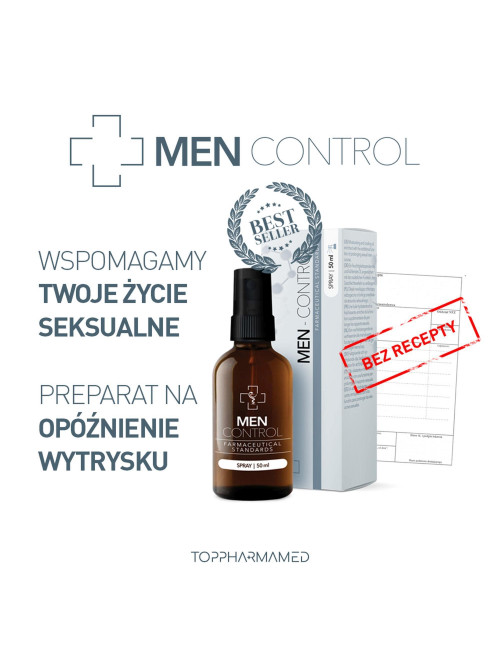 TOPPHARMAMED MEN CONTROL Spray Opóźniający Wytrysk 50 ml
