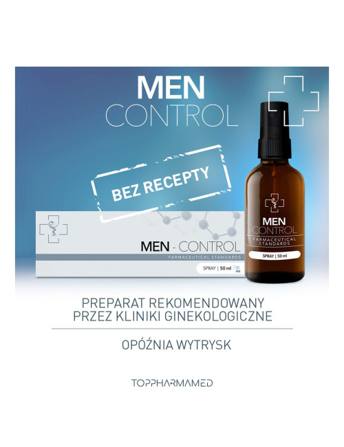 TOPPHARMAMED MEN CONTROL Spray Opóźniający Wytrysk 50 ml