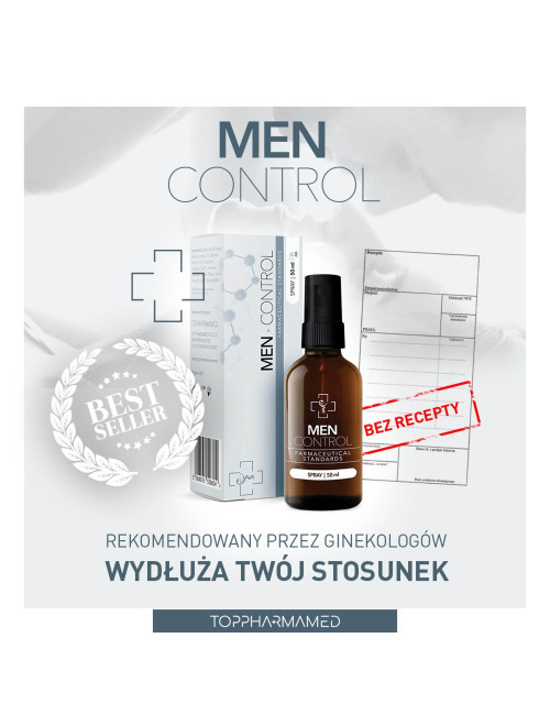 TOPPHARMAMED MEN CONTROL Spray Opóźniający Wytrysk 50 ml