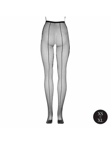 Panty with small fishnet structure.