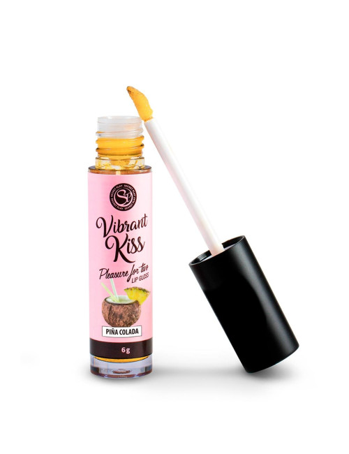 Lip Gloss Vibrant Kiss Pina Colada - Afrodyzjaki Liquid Vibrating