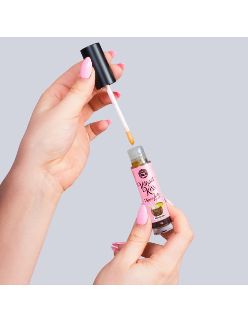 Lip Gloss Vibrant Kiss Pina Colada - Afrodyzjaki Liquid Vibrating